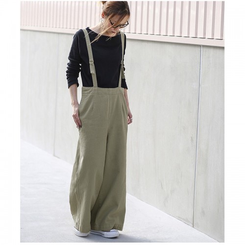 Wide Leg Salopettes