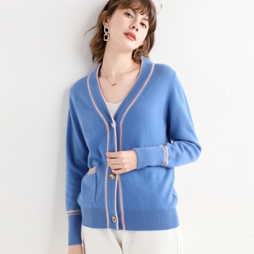 Contrasted Highlight Cardigan