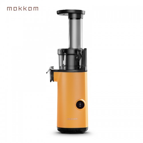 MOKKOM Cold Pressed Slow Grinding Juicer (Yellow)