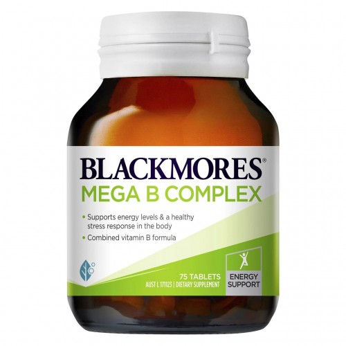 BLACKMORES - Mega B Complex 75 Tablets (New Package)