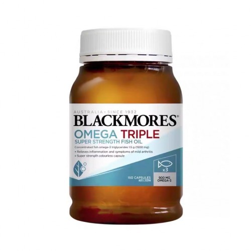 Blackmores - Omega Triple Super Strength Fish Oil 150 Capsules 900mg