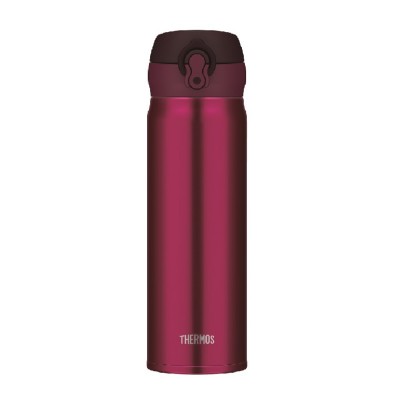 THERMOS 500毫升真空保溫瓶 (酒紅) 超輕