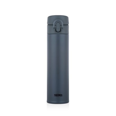 THERMOS 400毫升真空保溫瓶 (霧面灰) 超輕