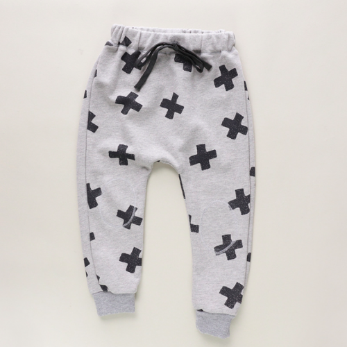 Cruciform Pattern Kids Pants