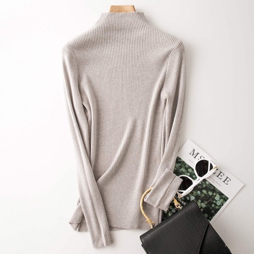 Turtle Neck Knitted Sweater