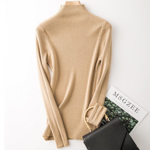 Turtle Neck Knitted Sweater