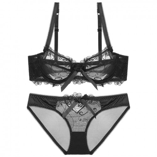 Embrace Lace Underwire Bra Set