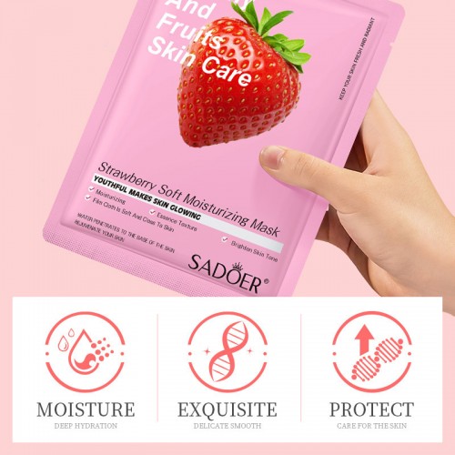 SADOER Face Sheet Mask Bundle with Facial Skin Care Sheet Masks Hydrating, Radiance Boost,Calming, Moisturizing, Balancing