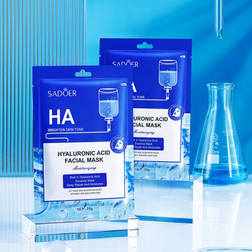 SADOER HA Mask Hyaluronic Acid Facial Mask Hydrating Calm Moisturizing