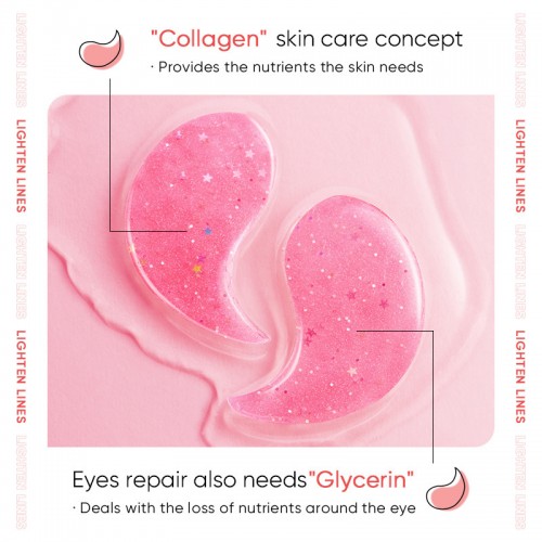 SADOER Collagen Starry Eye Mask Removing Dark Circle Anti-wrinkle Firming