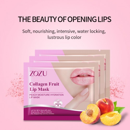 ZOZU Collagen Fruit Lip Mask 1pc/pack