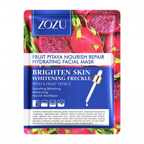 ZOZU Fruit Essence Facial Mask 25g Brightening Hydrating Rejuvenation