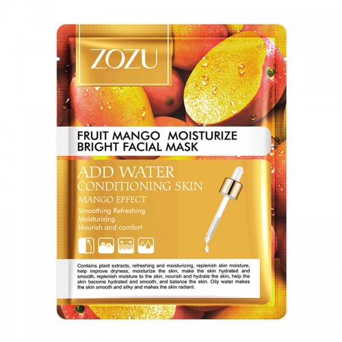 ZOZU Fruit Essence Facial Mask 25g Brightening Hydrating Rejuvenation