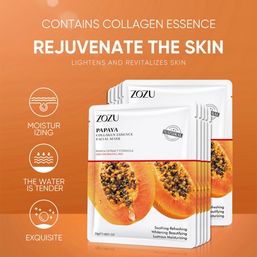 ZOZU Fruit Collagen Essence Mask 30g Hydrating Rejuvenation