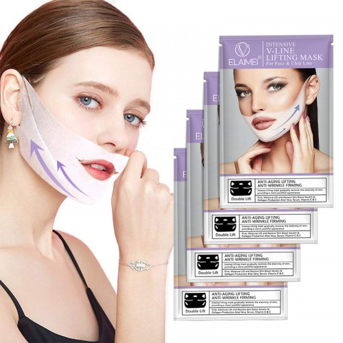 ELAIMEI Intensive V-line Lifting Mask Anti-aging Lifting Anti-wrinkle Firming 4pcs/box