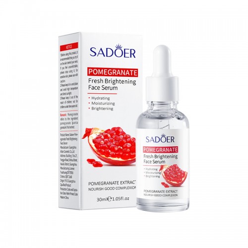 SADOER Pomegranate Brightening Face Serum 30ml Hydrating