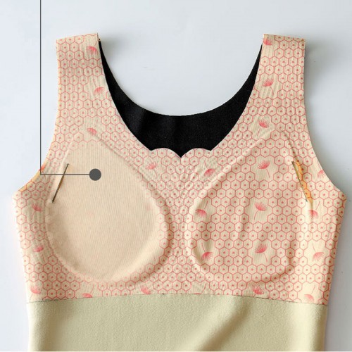 Thick & Warm Comfortable Thermal Tank Top With Bra Pad