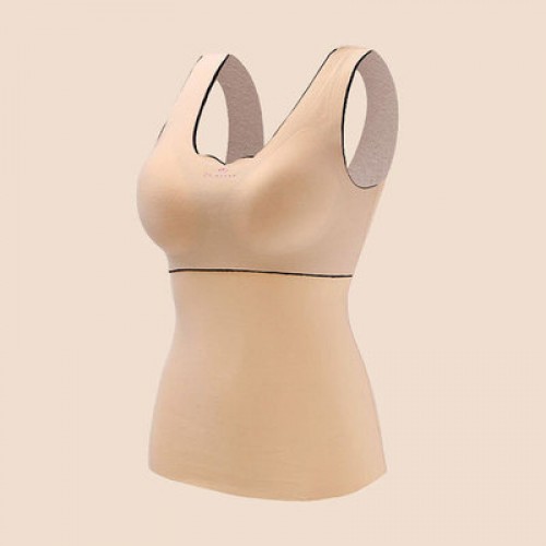 Thick & Warm Comfortable Thermal Tank Top With Bra Pad