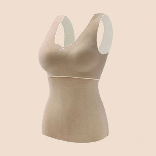 Thick & Warm Comfortable Thermal Tank Top With Bra Pad