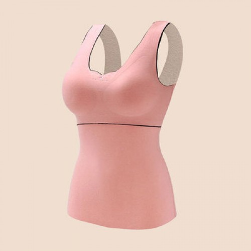 Thick & Warm Comfortable Thermal Tank Top With Bra Pad