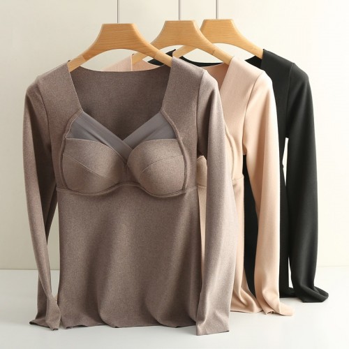 Thick & Warm Comfortable Thermal Tank Top With Bra