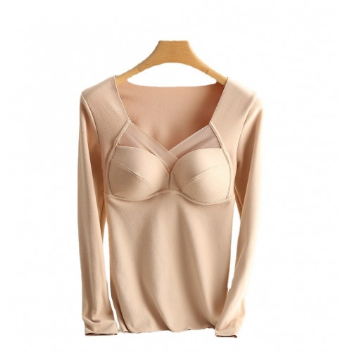 Thick & Warm Comfortable Thermal Tank Top With Bra