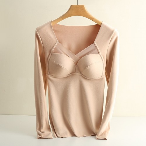 Thick & Warm Comfortable Thermal Tank Top With Bra