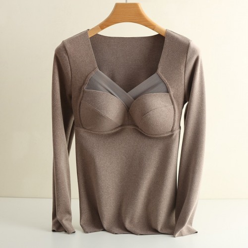 Thick & Warm Comfortable Thermal Tank Top With Bra