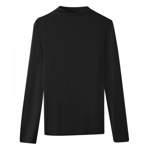 Turtleneck Slim High Stretch Long Sleeves Top