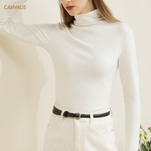 Turtleneck Long Sleeves Thermal Top