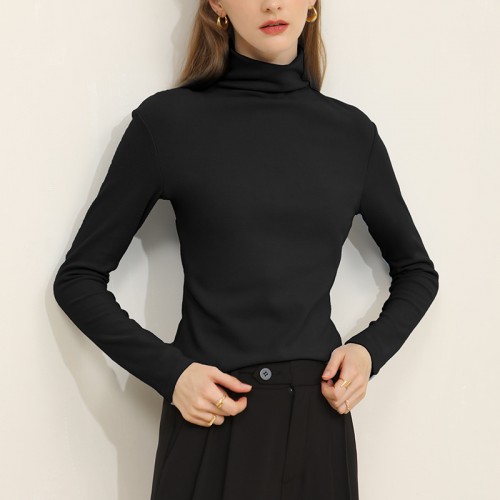 Turtleneck Long Sleeves Thermal Top