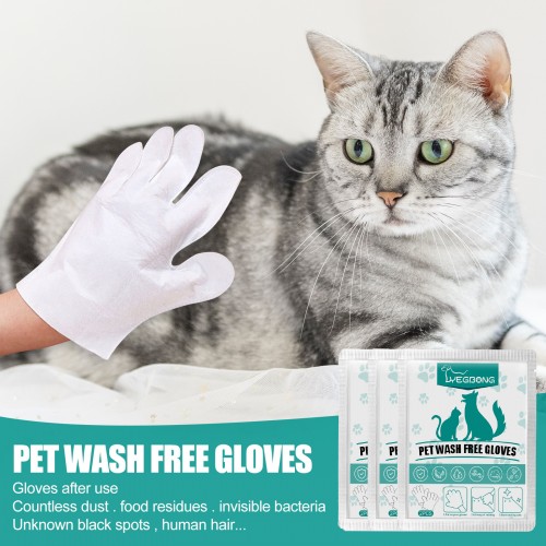 Yegbong Pet Wash Free Gloves 6pcs/box