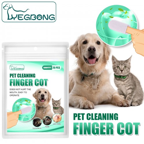 Yegbong Pet Cleaning Finger Cot 20pcs