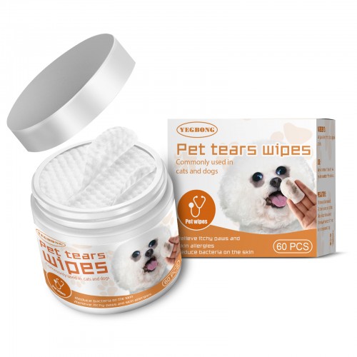 Yegbong Pet Tears Wipes 60pcs