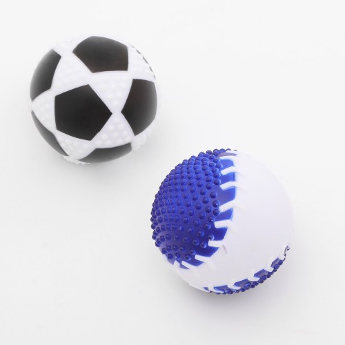 Interactive Football Dog Squeak Toys Durable Ball For Dogs, Promotes Exercise And Playfulness