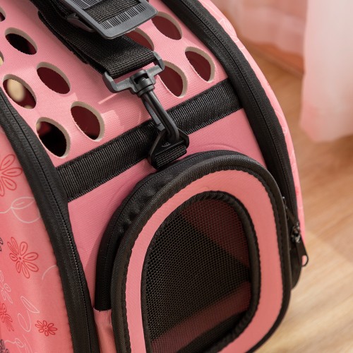 Portable Foldable Cat Carrier Cage - Collapsible Travel Kennel for Cats - Easy to Store and Transport - Comfortable and Secure Pet Carrier