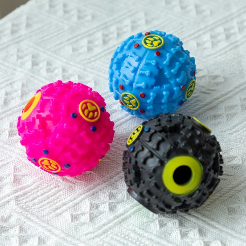 Pet Toys Cat And Dog Toys Leaky Food Ball Grinding Teeth Resistant 1PC