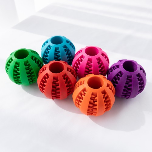 Dog Ball Toy, Dog Food-Leaking Toy, Rubber Chew Toys For Dog, Molar Toy, Pet Interactive Toy