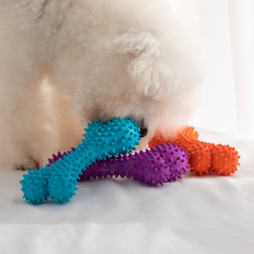 Dog Chew Toy Bone Durable Dog Chew Toy Teeth Cleaning, Rubber Toothbrush Stick Chew Toy For Training And Entertainment