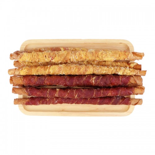 Beef Wrapped Chicken Strip Dog Chew 2pcs/pack