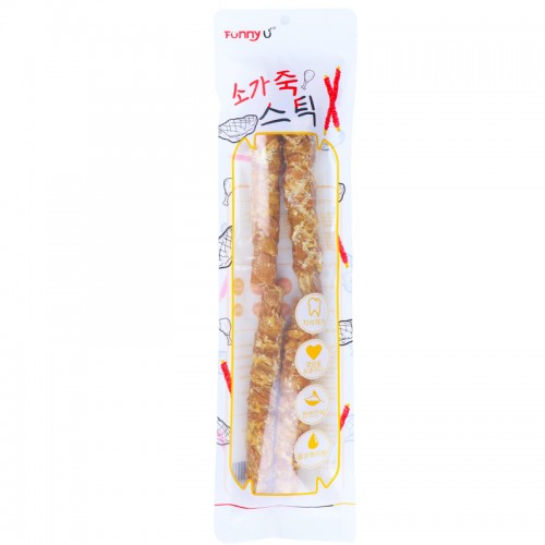 Beef Wrapped Chicken Strip Dog Chew 4pcs/pack