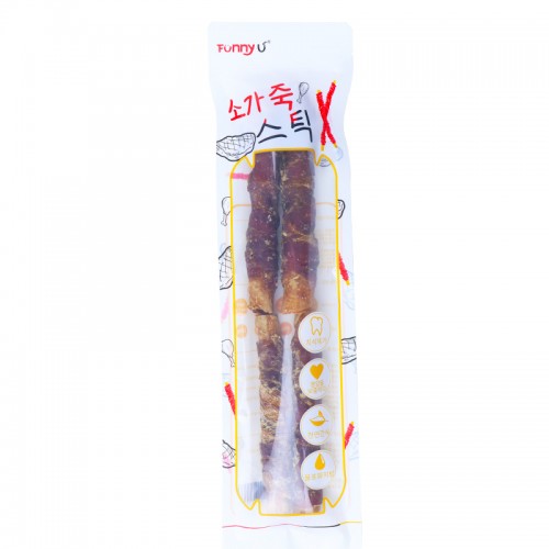 Beef Wrapped Chicken Strip Dog Chew 4pcs/pack