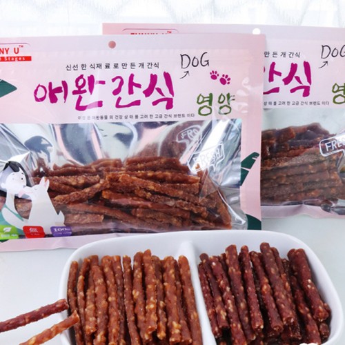 Chicken/Duck Strips With Oats Dog Chew 300g