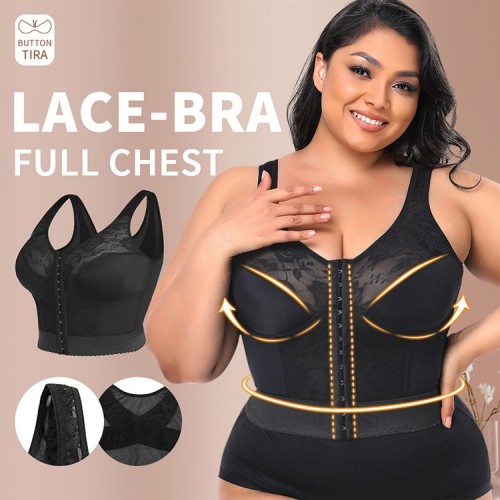 Lace Breathable Mesh Wireless Shapewear Bra