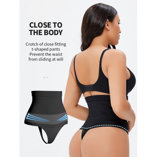 High Waisted Tummy Control Shapewear Thong