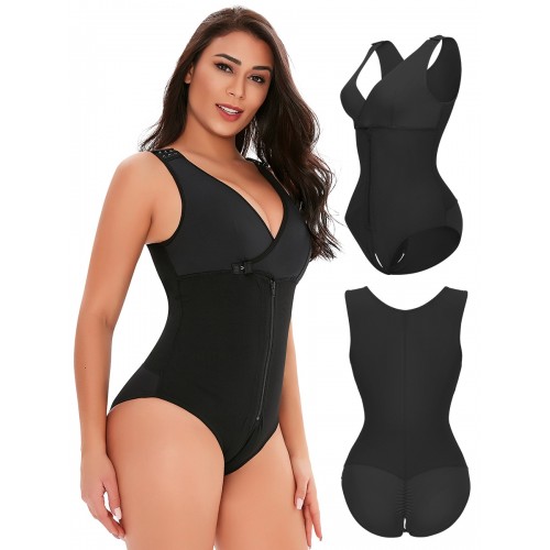 Adjustable Nursing Zip Shapewear Bodysuit