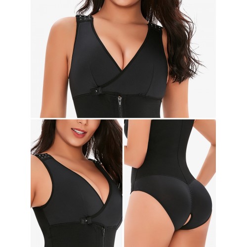 Adjustable Nursing Zip Shapewear Bodysuit