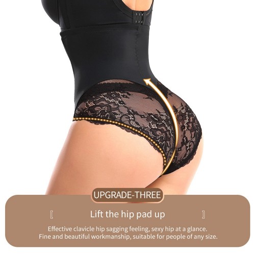 Lace Tummy Control High Waisted Shapewear Panty