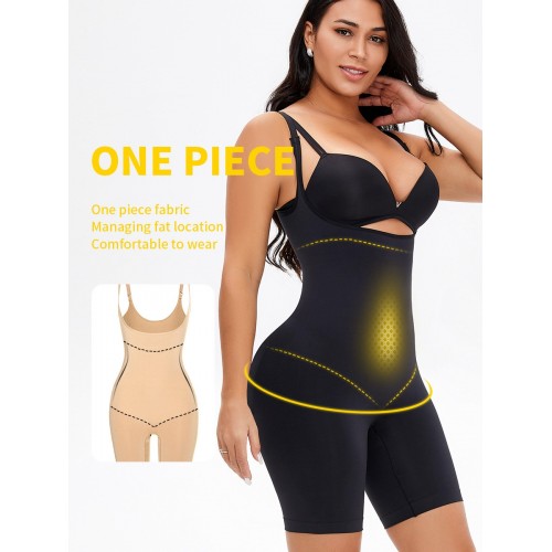 High Waisted Tummy Control Shapewear Bodysuit