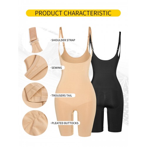 High Waisted Tummy Control Shapewear Bodysuit